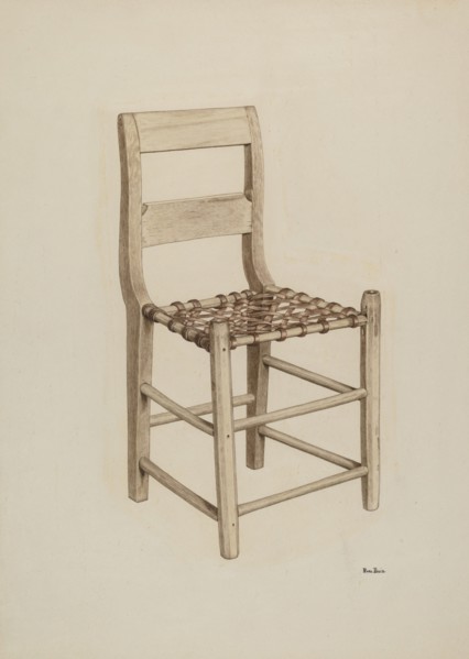 Laced Chair, c. 1940.