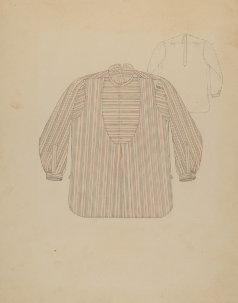 Man's Shirt, c. 1937.
