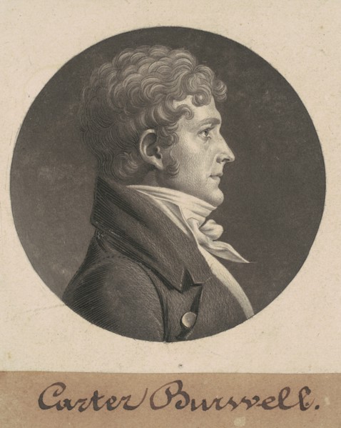 Carter Burwell, 1805.