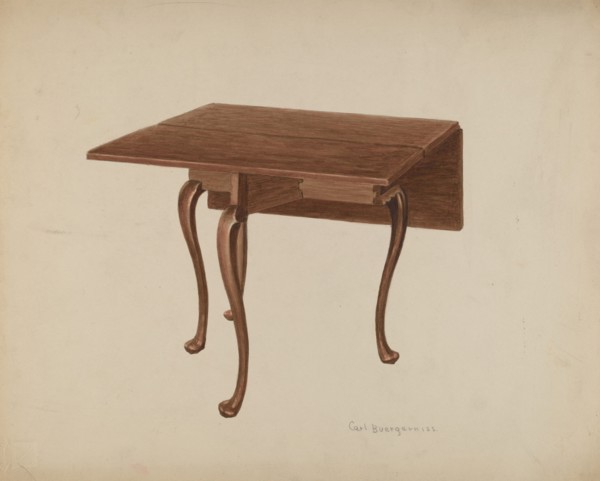 Cherry Table, c. 1936.