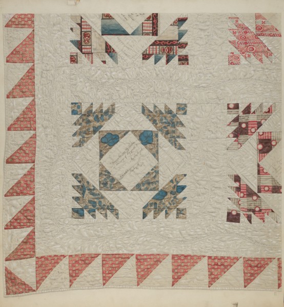 Pieced Quilt, c. 1939.