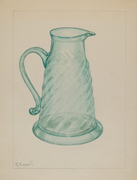 Molasses Jug, c. 1937.