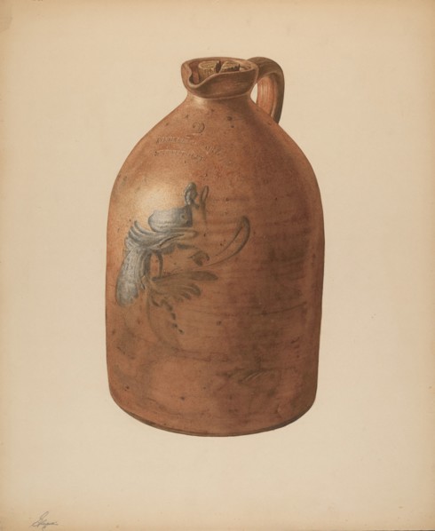 Molasses Jug, c. 1940.