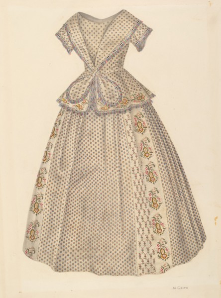 Girl's Dress, c. 1940.