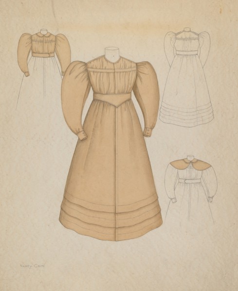 Girl's Dress, c. 1937.