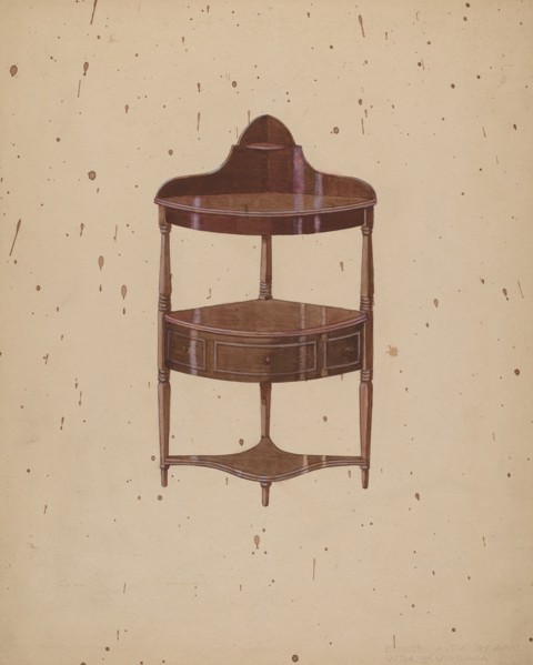 Wash-stand, 1935/1942.