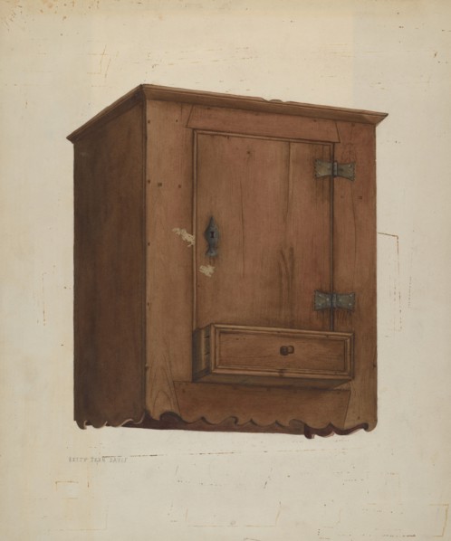Wall Cabinet, c. 1939.
