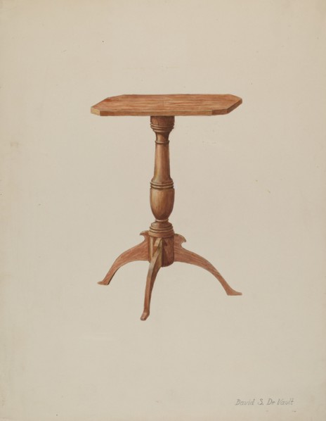 Candle Table, c. 1940.