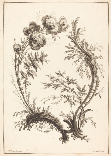 Ornament with Flowers.