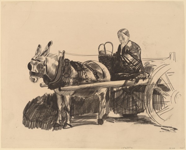 The Donkey Cart, 1922.