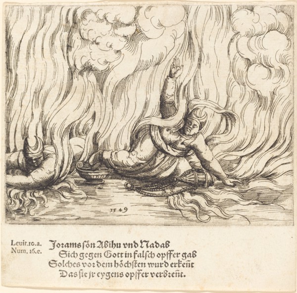 Nadab and Abihu, 1549.