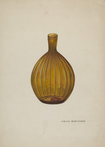 Whiskey Flask, c. 1939.