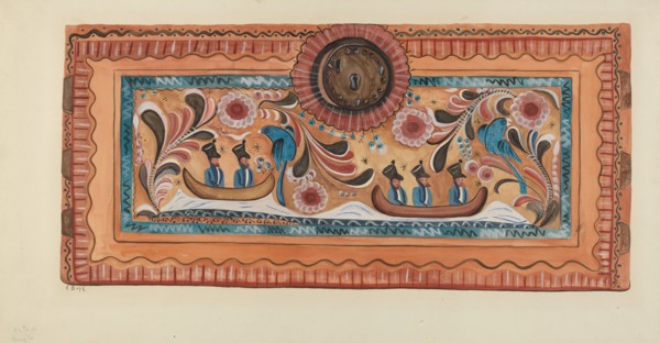 Painted Chest, c. 1936.