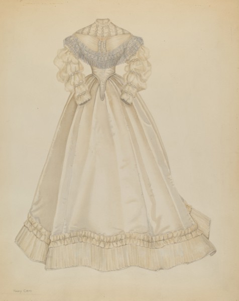 Wedding Dress, c. 1937.