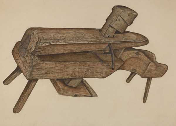 Shaving Horse, c. 1938.
