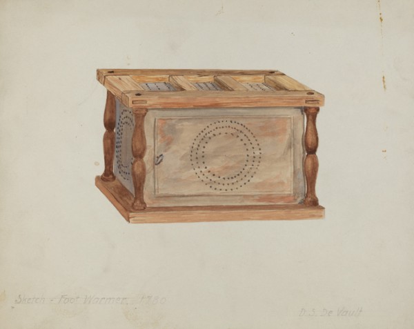 Foot Warmer, 1935/1942.