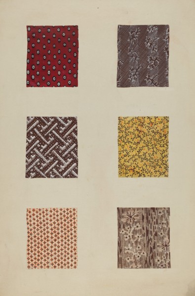 Quilt Patches, c. 1938.