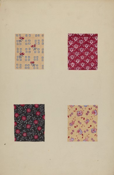 Quilt Patches, c. 1938.