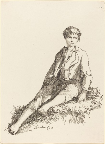 Young Boy Seated, 1803.