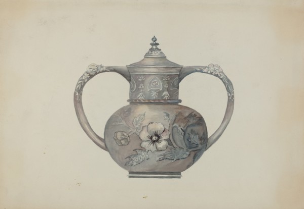 Pewter Tea Set, c. 1936.