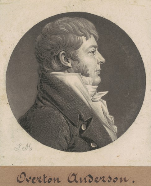 Overton Anderson, 1808.