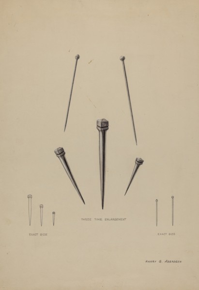 Nails and Pins, c. 1937.
