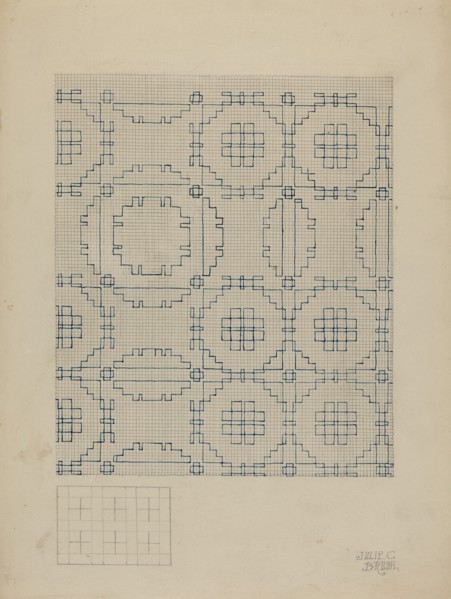 Homespun Quilt, c. 1937.