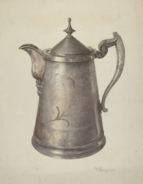 Ice Water Pitcher, 1940.
