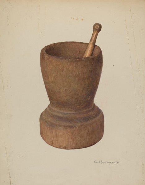 Mortar and Pestle, 1939.