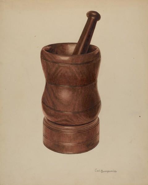 Mortar and Pestle, 1938.