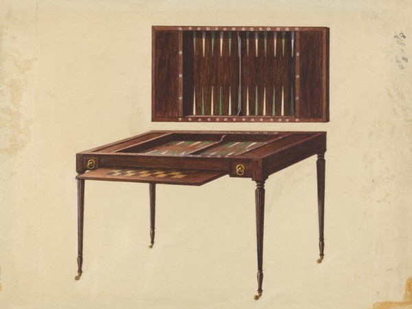 Gaming Table, 1935/1942.