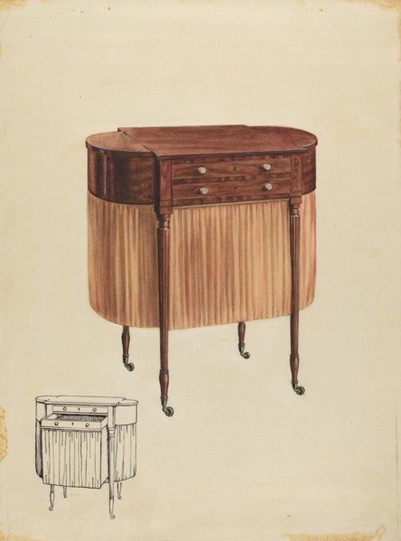 Sewing Table, 1935/1942.