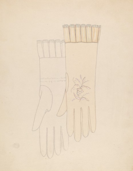 Wedding Gloves, c. 1936.