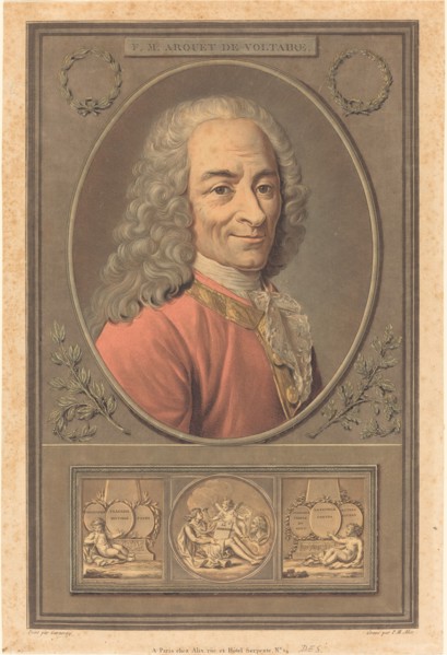 F.M. Arouet de Voltaire.