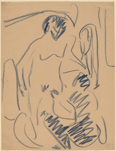 Nude on the Beach, 1910.