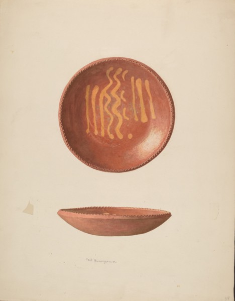 Small Pie Plate, c. 1939.