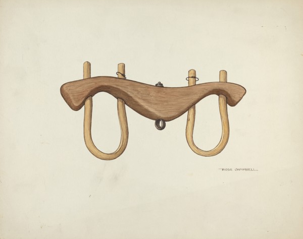 Yoke for Oxen, 1935/1942.