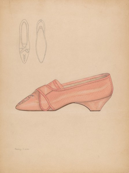 Woman's Slipper, c. 1937.