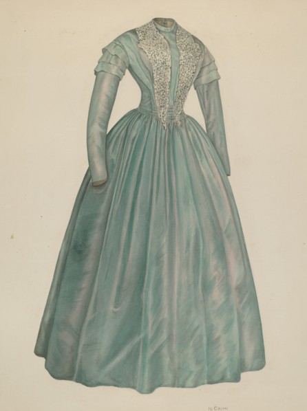 Afternoon Dress, c. 1940.