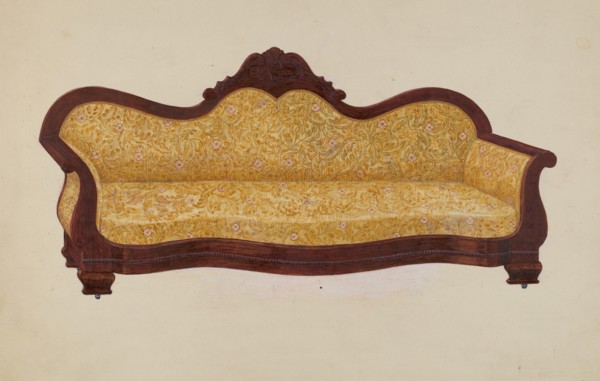 Mahogany Sofa, 1935/1942.