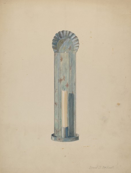 Tole Candlebrum, c. 1940.