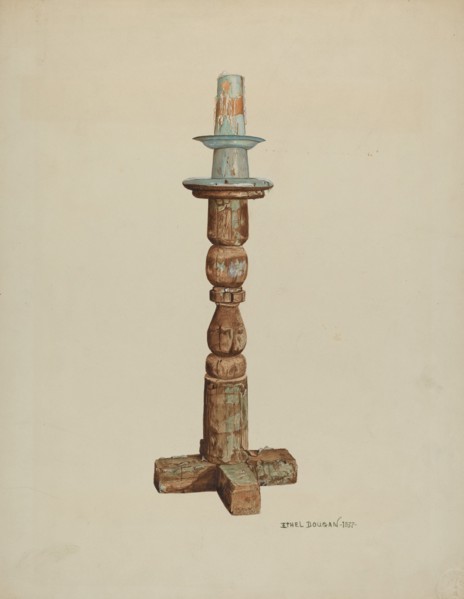 Pascal Candlestick, 1937.