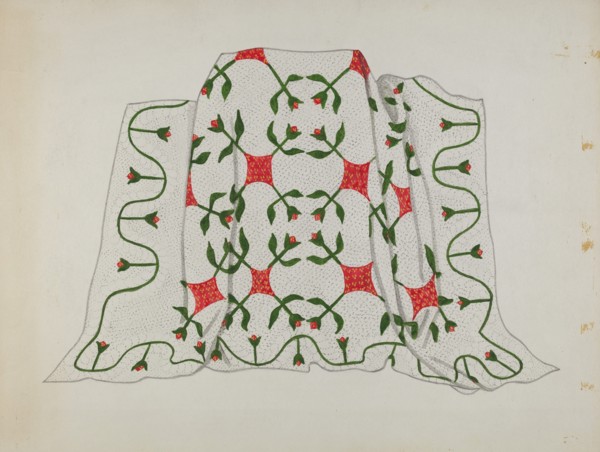 Patchwork Quilt, c. 1936.
