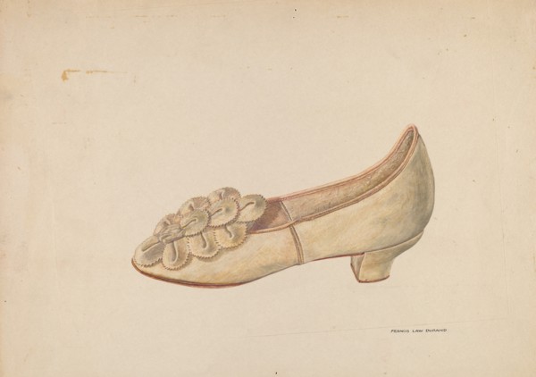 Woman's Slipper, c. 1938.