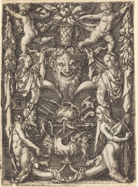 Ornament with Mask, 1550.