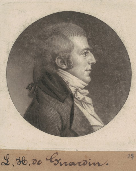 Louis Hue Girardin, 1807.