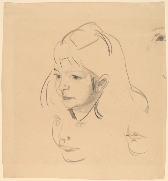 Studies of Jean, c. 1920.