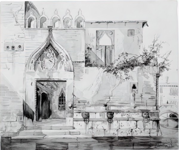 Building in Venice, 1878.