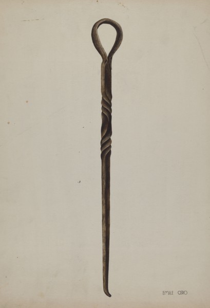 Rope Making Tool, c. 1938.