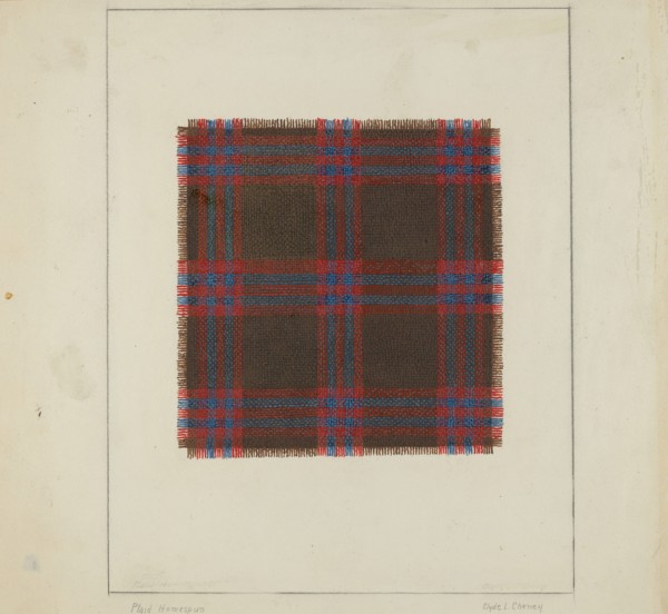Plaid Homespun, 1935/1942.